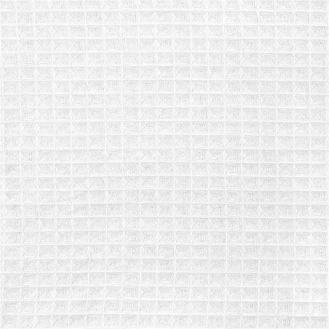 White Waffle Cloth Fabric