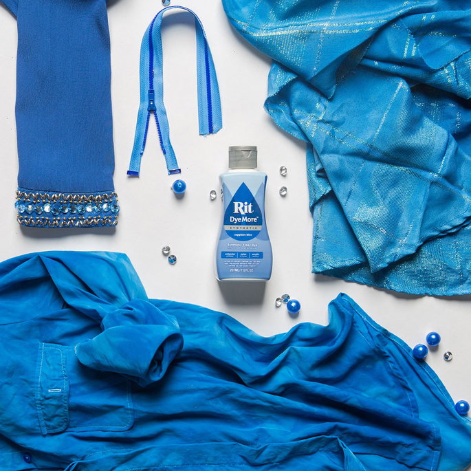 Rit DyeMore Liquid Synthetic Fiber Dye - Sapphire Blue image 2 of 4