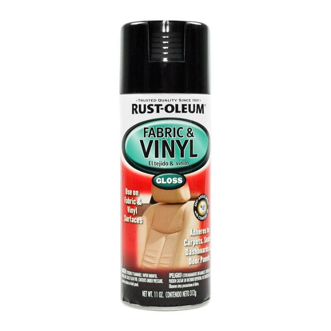 Rust-Oleum Fabric &amp; Vinyl Gloss Black