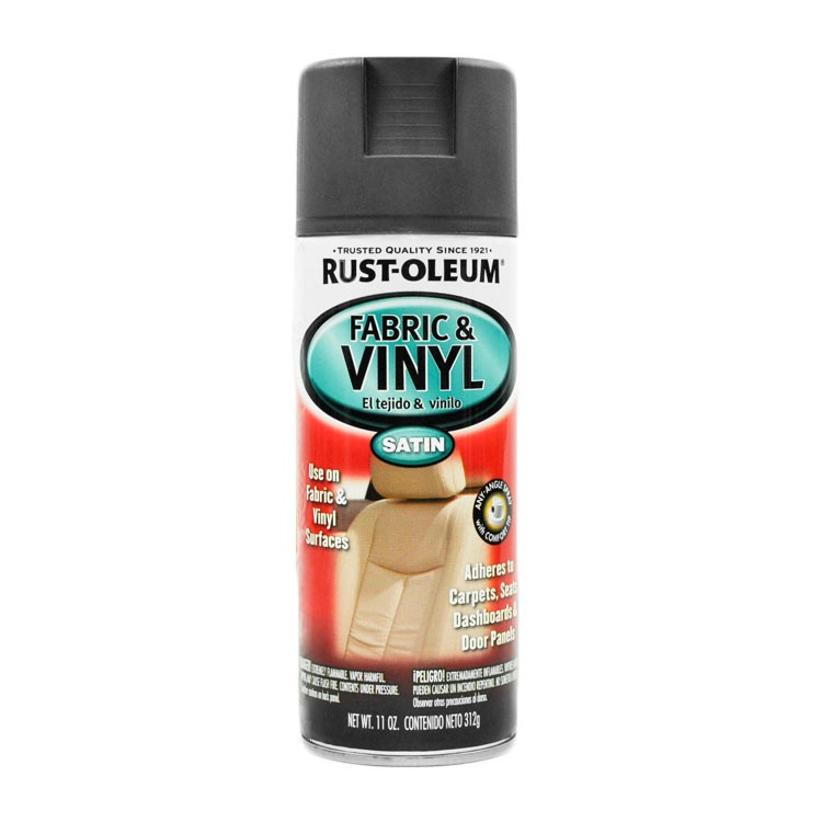 Rust-Oleum Fabric &amp; Vinyl Satin Charcoal Gray