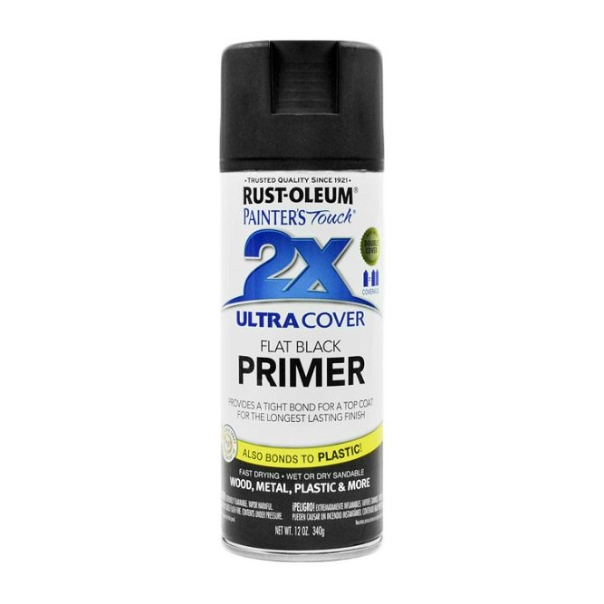 Rust-Oleum Painters Touch Ultra Cover 2X Flat Black Primer