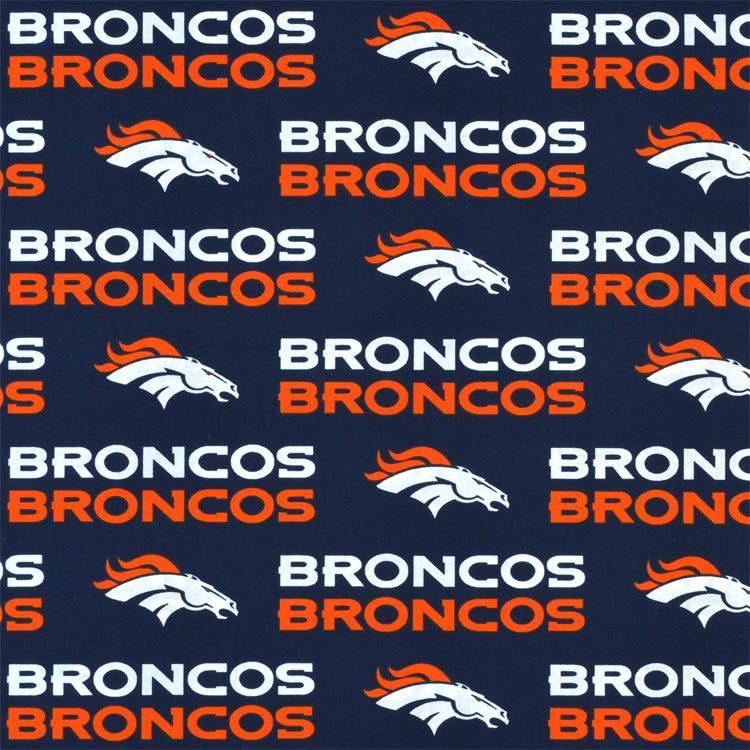 NFL Denver Broncos Cotton Fabric, Hobby Lobby