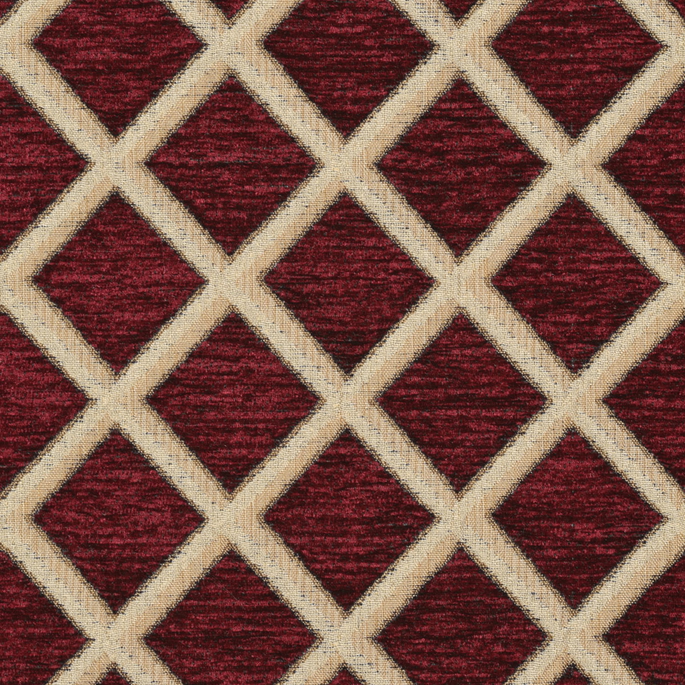 Kaslen Saxon 2222 Crimson Fabric image 2 of 3