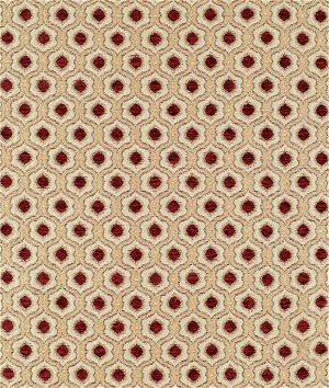 Kaslen Saxon 3567 Crimson Fabric