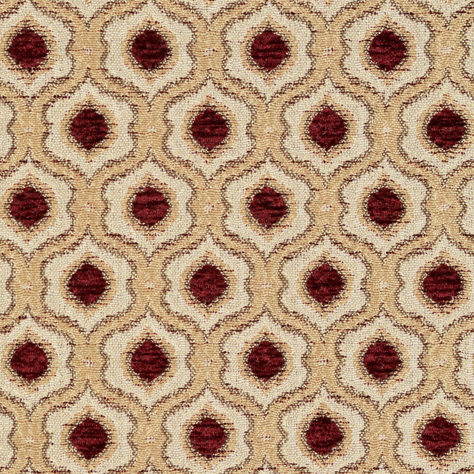 Kaslen Saxon 3567 Crimson Fabric image 2 of 3