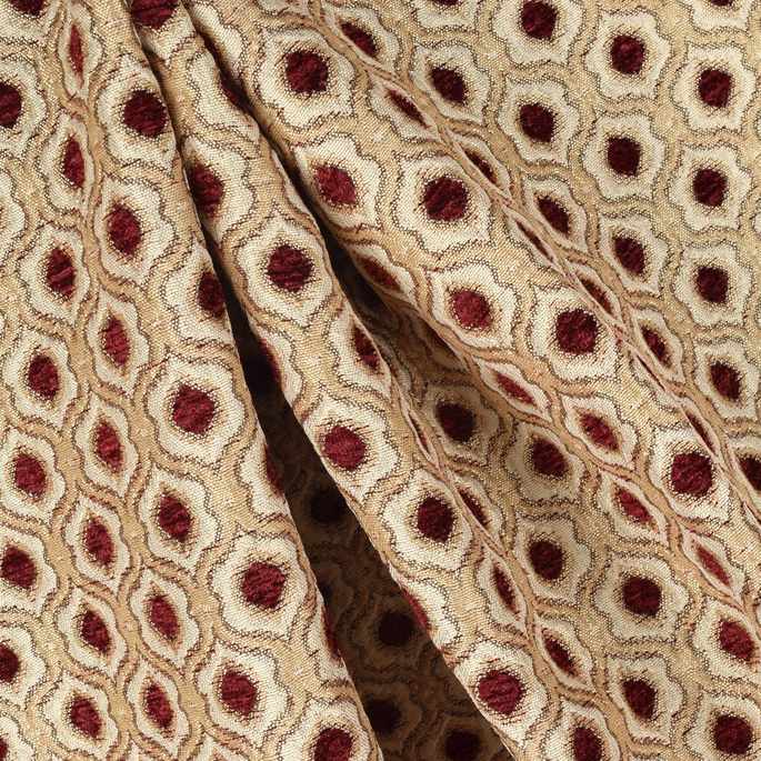 Kaslen Saxon 3567 Crimson Fabric image 3 of 3