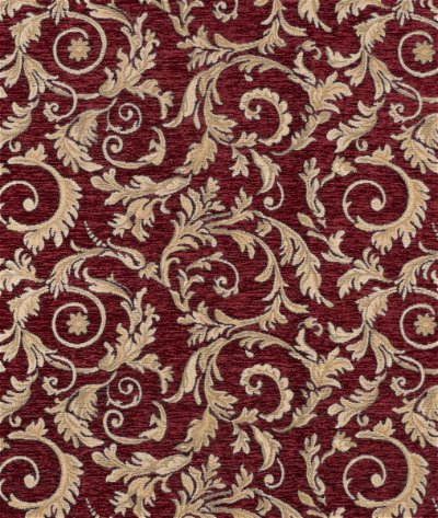 Kaslen Saxon 4678 Crimson Fabric