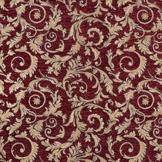 Kaslen Saxon 4678 Crimson Fabric image 1 of 3
