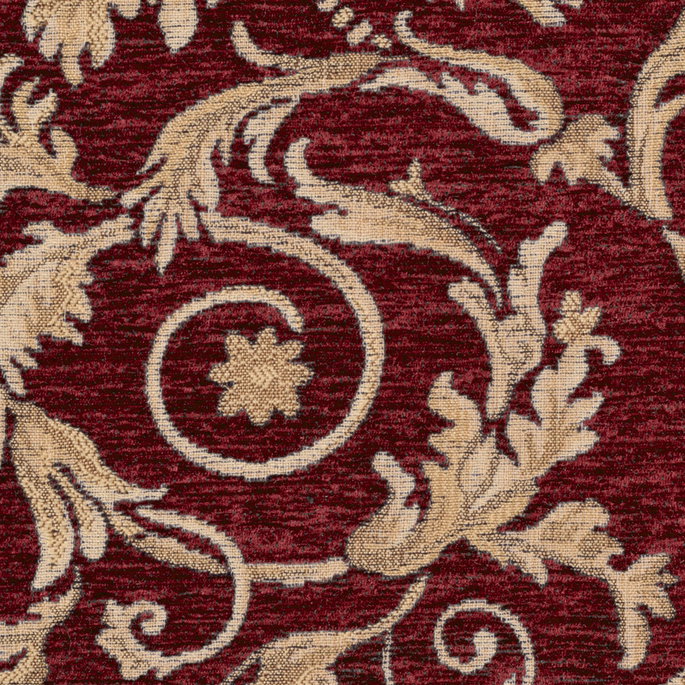 Kaslen Saxon 4678 Crimson Fabric image 2 of 3