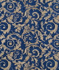 Kaslen Saxon 4678 Navy Fabric