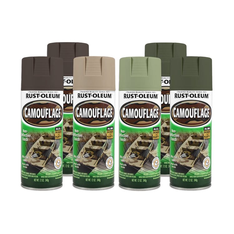Rust-Oleum 269038 Specialty Camouflage Spray Pack 12-Ounce 6-Pack