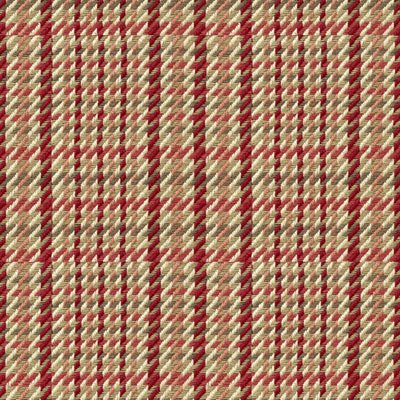 Kravet 26907.917 Menswear Plaid Scarlet Fabric