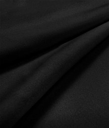 Hanes Black Apollo FR Drapery Lining Fabric
