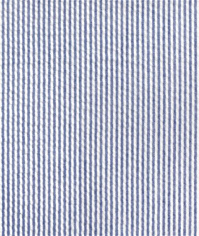 Blue & White Stripe Oxford Cloth Fabric