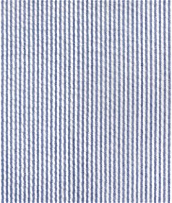Robert Kaufman Royal Blue Seersucker Stripe