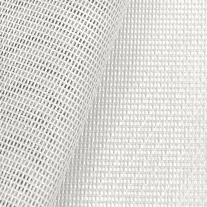 Phifertex Standard Solids White Outdoor Vinyl Mesh Fabric image 1 of 1