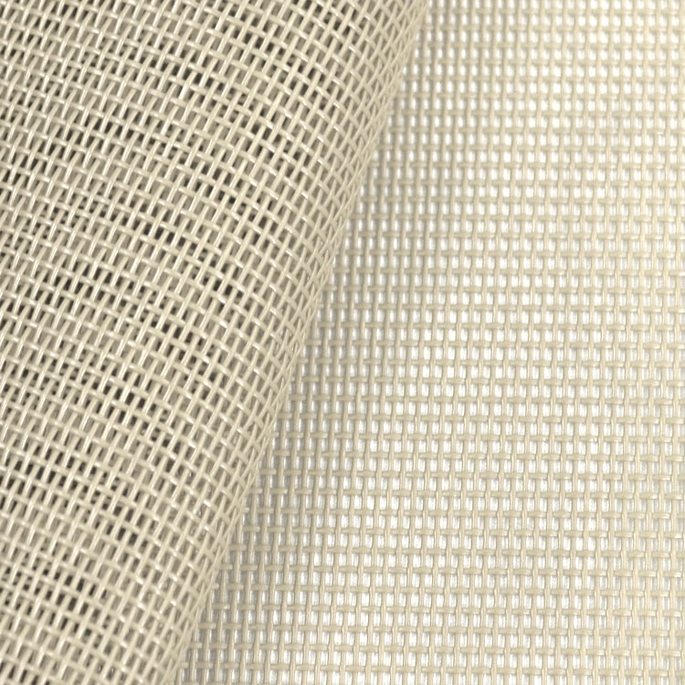 Phifertex Standard Solids Almond Outdoor Vinyl Mesh Fabric image 1 of 1