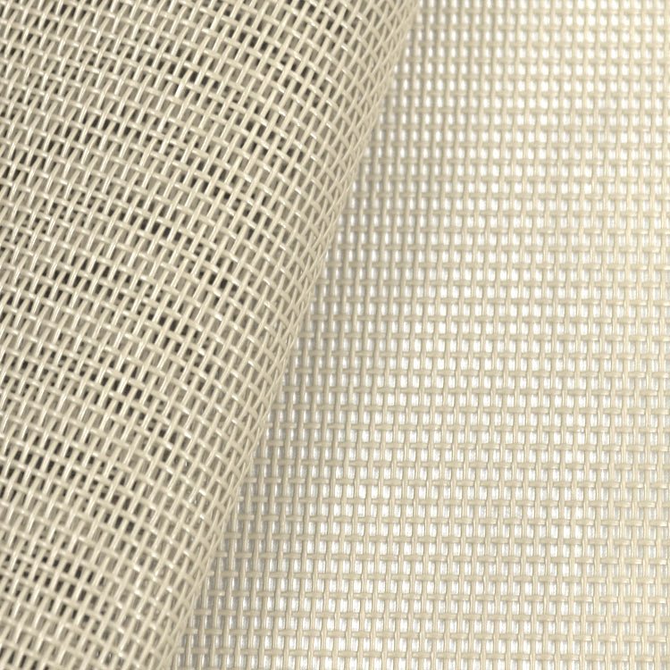 Phifertex Standard Solids Almond Outdoor Vinyl Mesh Fabric