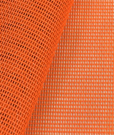 Phifertex Standard Solids Orange Outdoor Vinyl Mesh Fabric