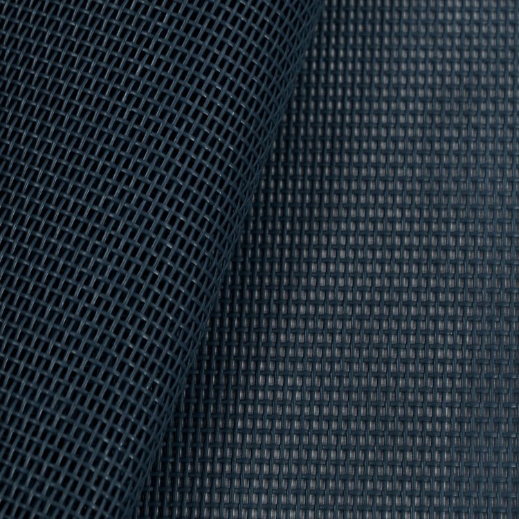 Phifertex Standard Solids Navy Outdoor Vinyl Mesh Fabric