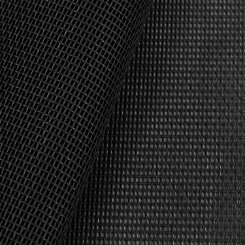 Standard Solids Black Outdoor Vinyl Mesh Fabric