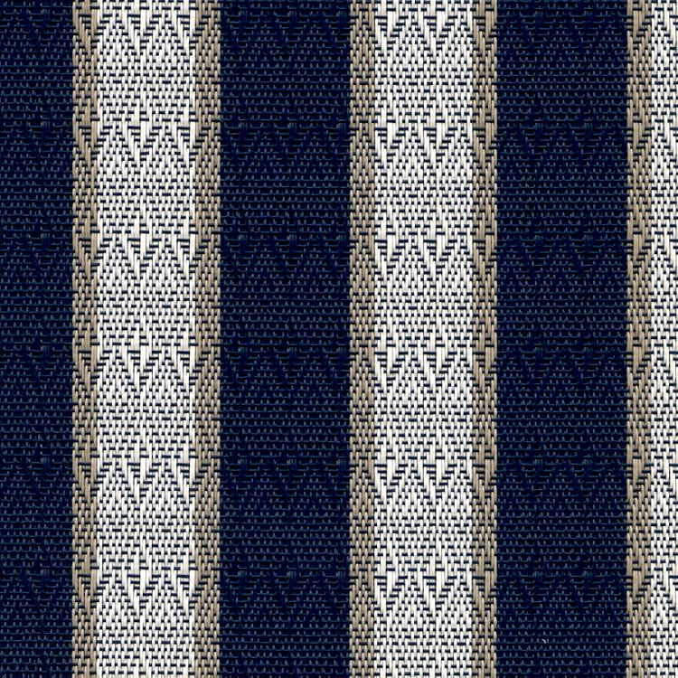 Blue & Yellow Valencia Vinyl Floor Cloth