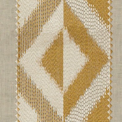 Kravet 30085.416 Ethnic Panel Saffron Fabric