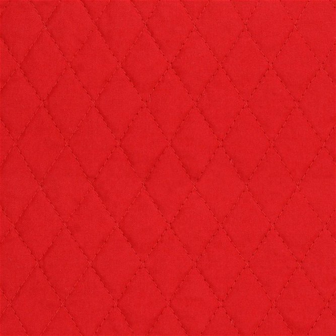 Springs Creative Red Country Classic Single Faced 1&quot; Diamond Quilted Fabric