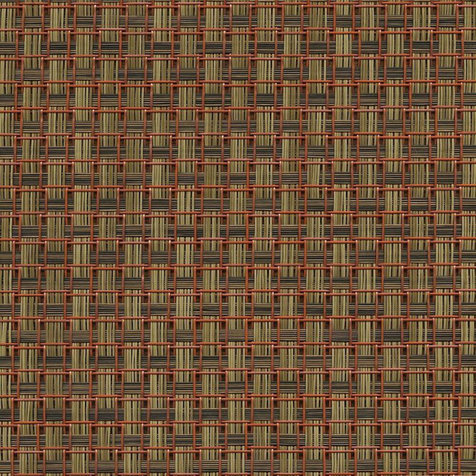 Phifertex Wicker Weaves Waffle Wicker Coral Topaz Outdoor Vinyl Mesh Fabric