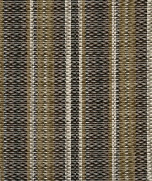 Phifertex Stripes Saylor Stripe Sepia Outdoor Vinyl Mesh Fabric