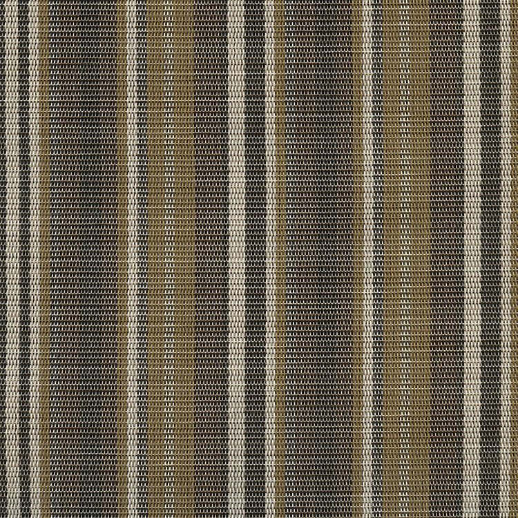 Phifertex Stripes Saylor Stripe Sepia Outdoor Vinyl Mesh Fabric