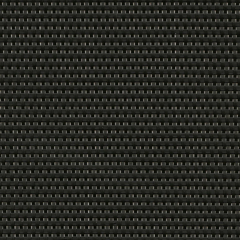 Phifertex Wicker Weaves Cane Matte Ninja Outdoor Vinyl Mesh Fabric
