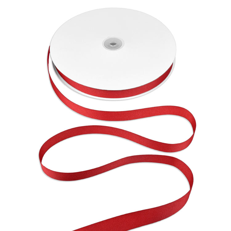 7/8" Red Grosgrain Ribbon - 100 Yards