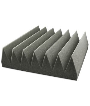 3 x 16 x 16 Acoustic Foam Blade Tile - Charcoal