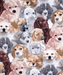 Puppies WinterFleece Fabric