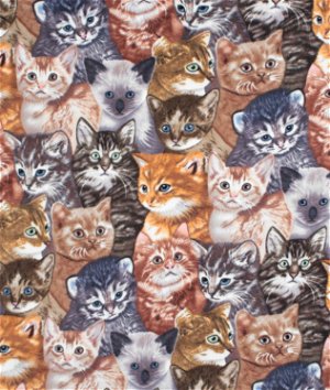 Kittens WinterFleece Fabric