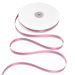 3/8" Pink Double Face Satin Ribbon - 50 Yards