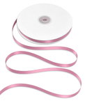 3/8" Pink Double Face Satin Ribbon - 50 Yards