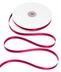 3/8" Hot Pink Double Face Satin Ribbon - 50 Yards