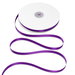 3/8" Purple Double Face Satin Ribbon - 50 Yards