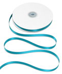 3/8" Turquoise Double Face Satin Ribbon - 50 Yards