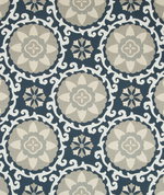 Kravet Exotic Suzani Indigo