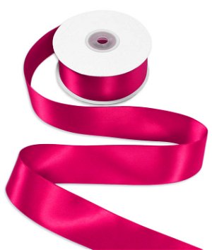 1-1/2 inch Hot Pink Double Face Satin Ribbon - 25 Yards