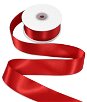 1-1/2" Red Double Face Satin Ribbon - 25 Yards