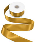 1-1/2" Gold Double Face Satin Ribbon - 25 Yards