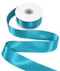 1-1/2" Turquoise Double Face Satin Ribbon - 25 Yards