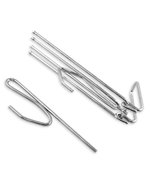 3-1/4" Traverse Pleater Hooks (4 Ends) - 10 Pack
