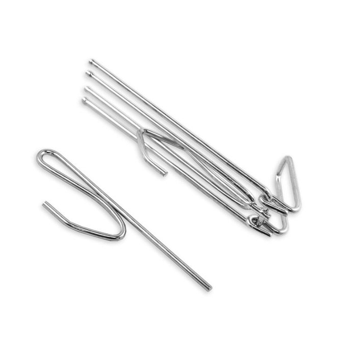 3-1/4&quot; Traverse Pleater Hooks (4 Ends) - 10 Pack