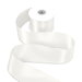 2-1/2" Ivory Double Face Satin Ribbon - 25 Yards