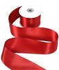 2-1/2" Red Double Face Satin Ribbon - 25 Yards
